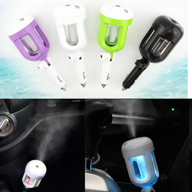Автомобильное зарядное устройство с подсветкой увлажнитель пара и ароматерапия