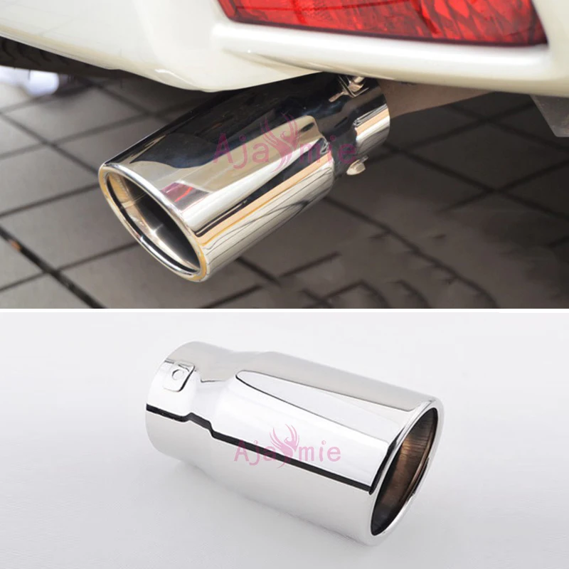 Car Styling #304 Stainless Steel Rear Tail Exhaust Muffler Tip Pipe For Toyota Land Cruiser 150 Prado LC150 FJ150 Accessories