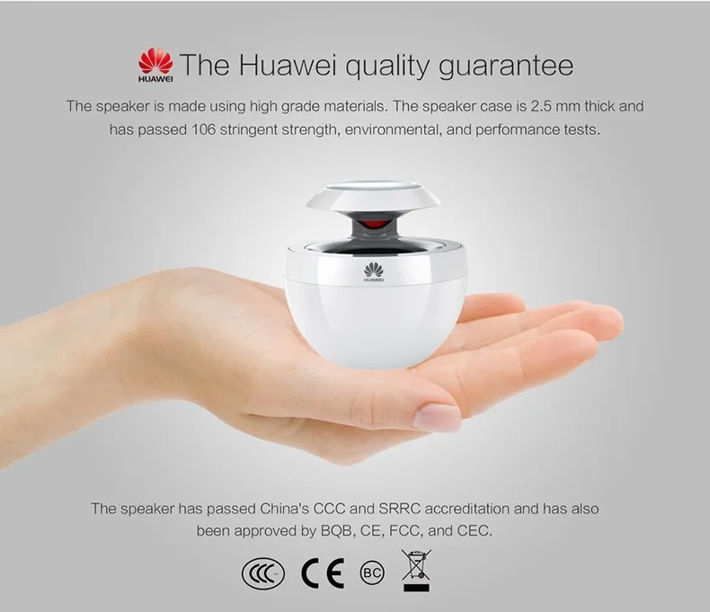huawei Bluetooth динамик сабвуфер Поющий Лебедь AM08 беспроводной музыкальный динамик портативный мини-телефон без рук звонок