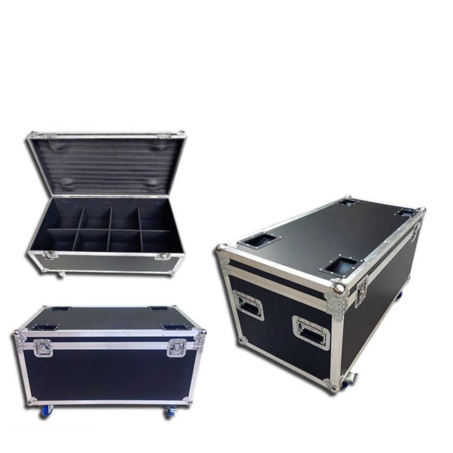 8X LED Zoom 300 Вт COB Par свет с flightcase 5-50 градусов 3200K теплый белый/RGBW 4in1 сценический диско