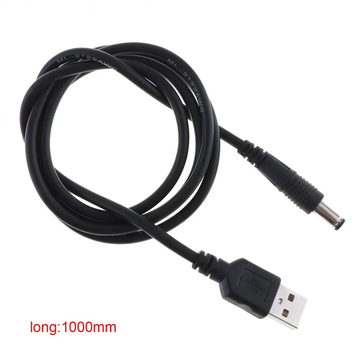 2 шт. 3A USB изогнутая головка с поворотным прямым заголовком DC кабель питания
