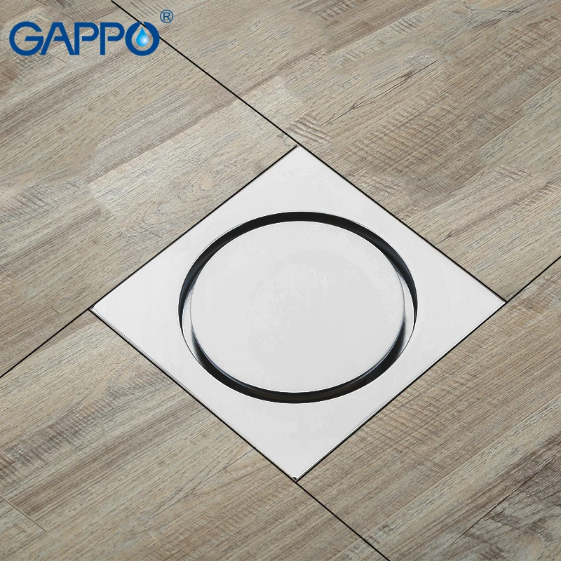 GAPPO Drains shower floor drains strainer Square Floor cover Drain anti-odor room water stopper bathroom drain | Обустройство дома