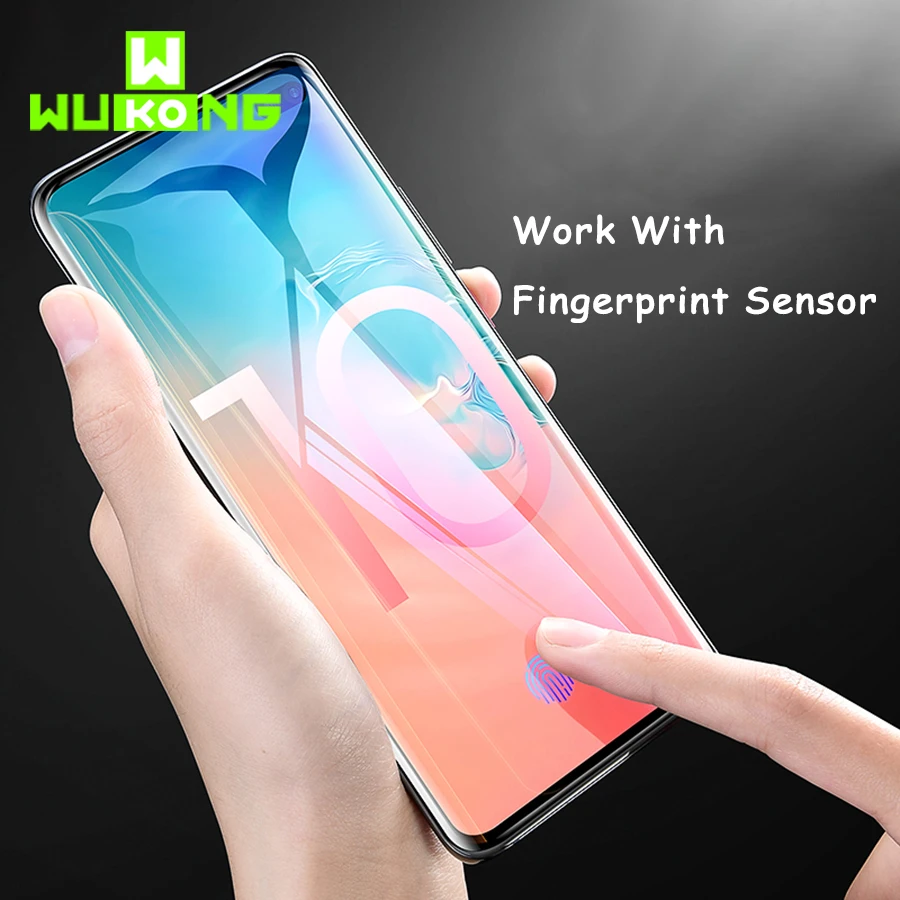 

UV Full Glue Screen Protector For Samsung S10 Plus S10e Tempered Glass Full Cover UV Light Liquid for Galaxy S8 S9 Plus Note 9