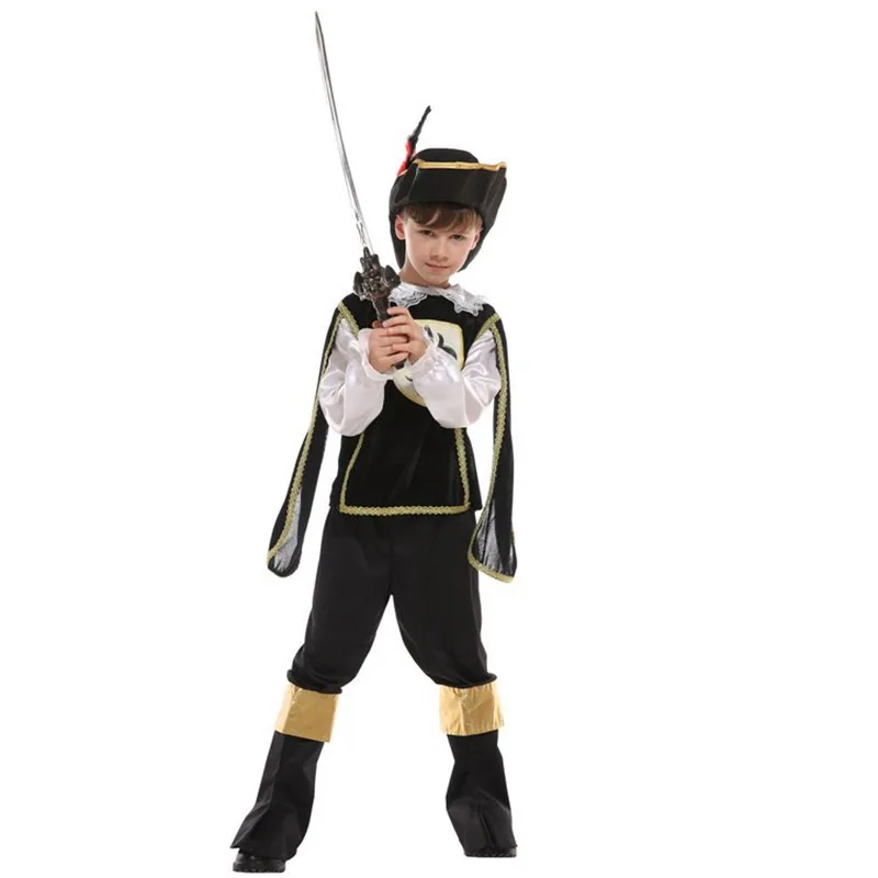 M-XL Boys the crusades Cosplay Children Halloween Warrior knight Costume Carnival Purim parade Stage play Masquerade party dress |