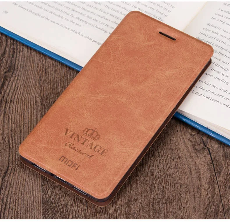 MOFI Картер серии fashion бизнес кожа флип ТПУ case с карт памяти и стенд для XIAOMI redmi