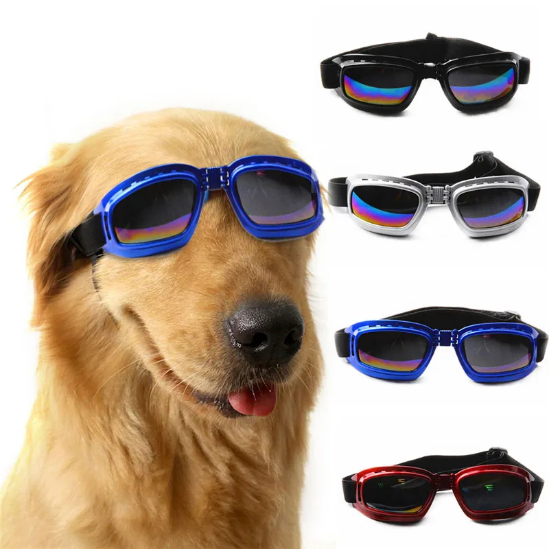 Модные солнцезащитные очки для домашних животных собак ветрозащитные маленьких