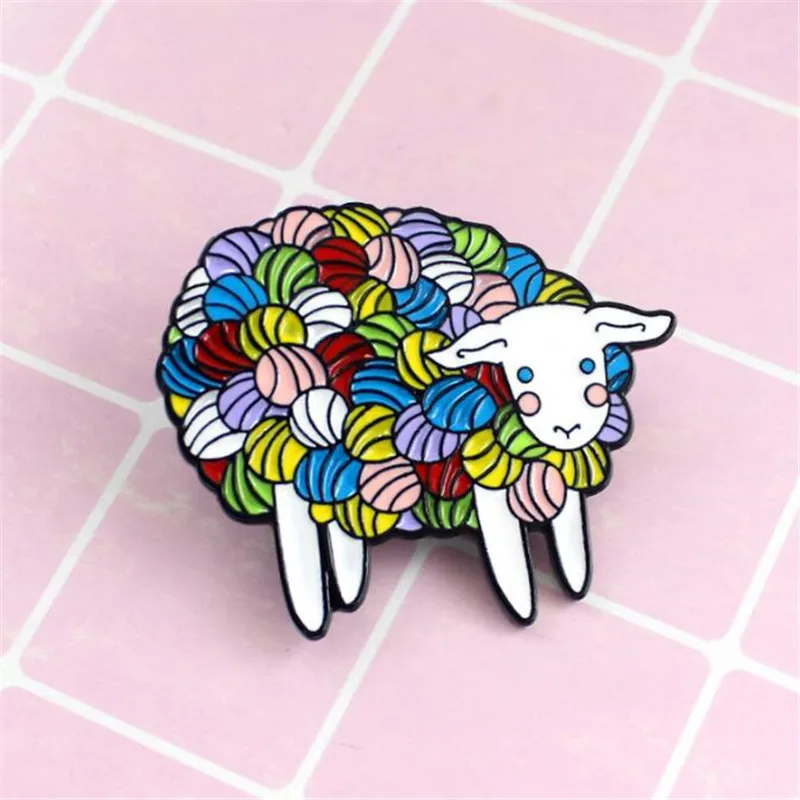 1 шт. Новая Украина ягненок значок металлическая брошь на рюкзак Сделай Сам