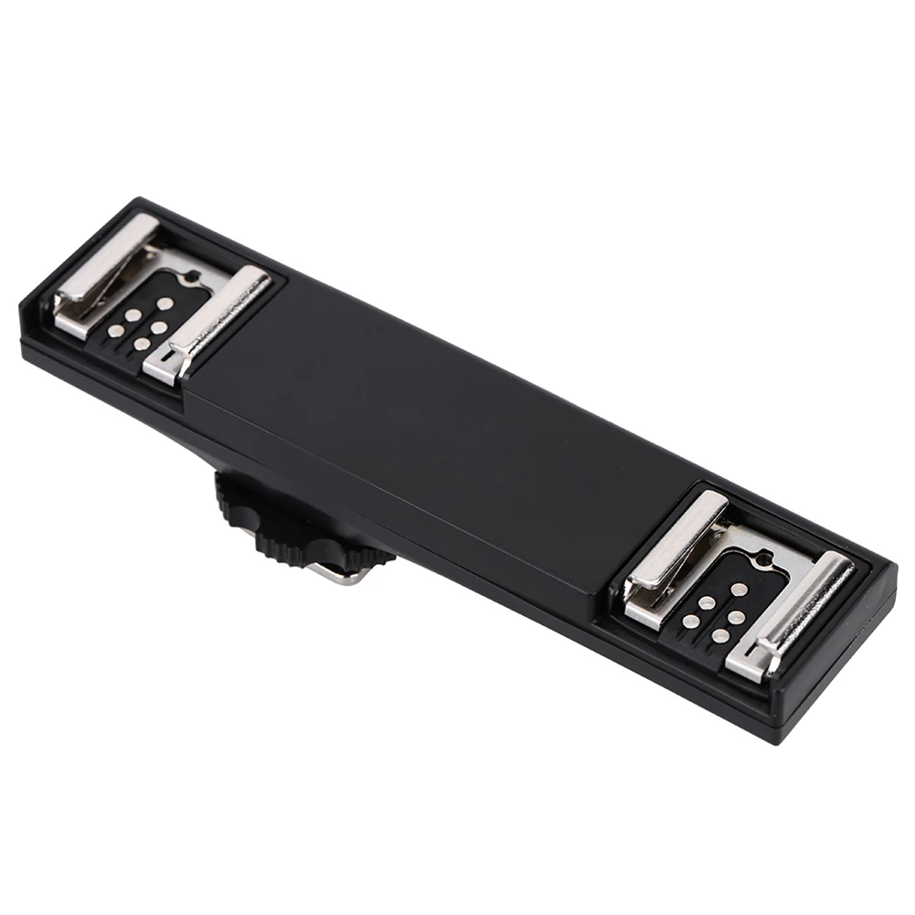 DSLR Двойной Горячий башмак вспышки Speedlite свет кронштейн Splitter для Canon 7DII 70D 5DR/RS 5diii 6D
