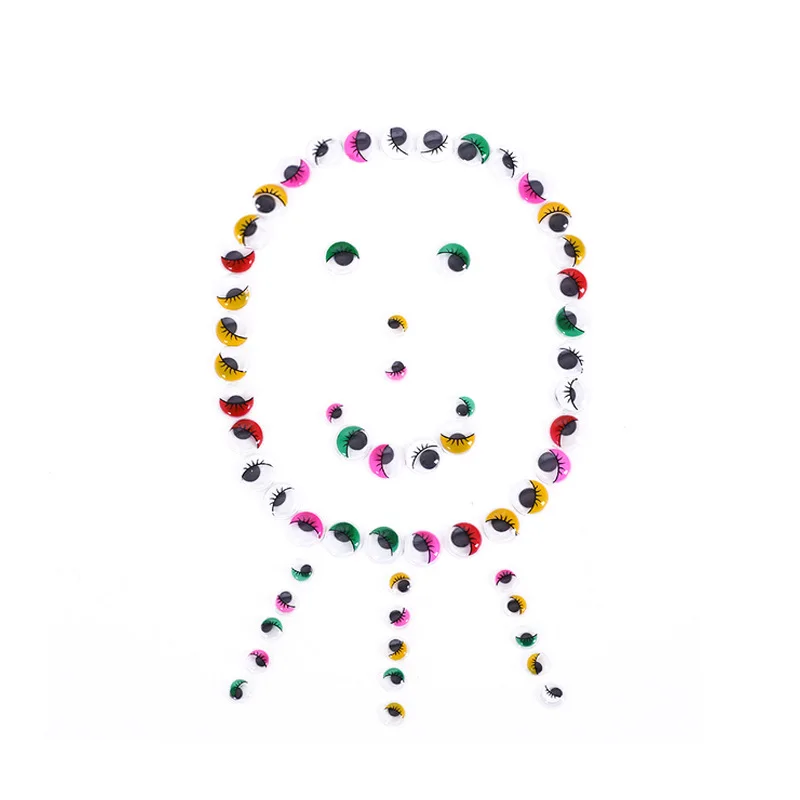 Милый цвет Wiggly Googly Eyes самоклеющиеся Детские ручные куклы швейный Декор DIY Скрапбукинг товары для рукоделия глаза для игрушек