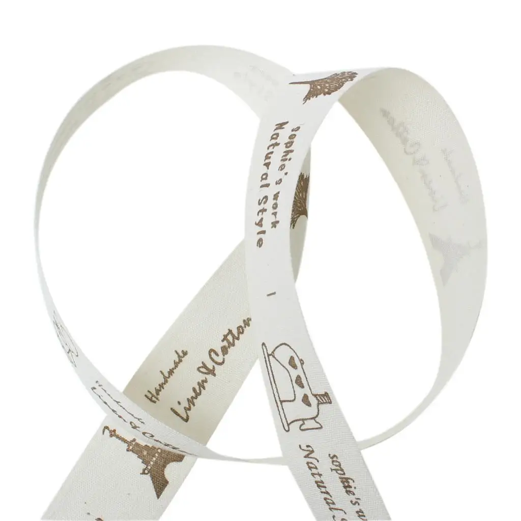 Хлопковая прошитая Ленточные этикетки ручная работа сделай сам ремесло и