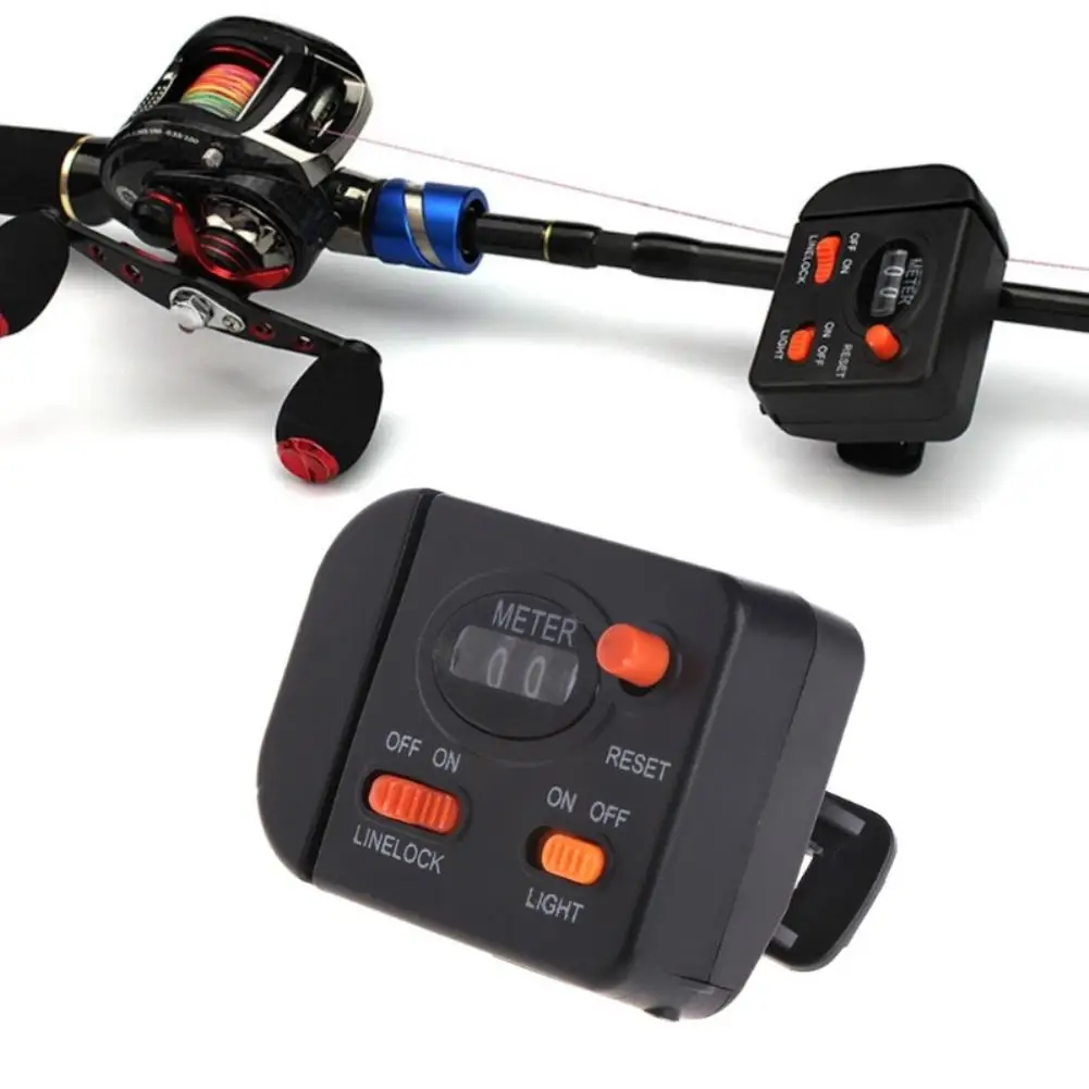

Portable Fishing Finder Line Length Counter Tool Depth Gauge Tally Tackle