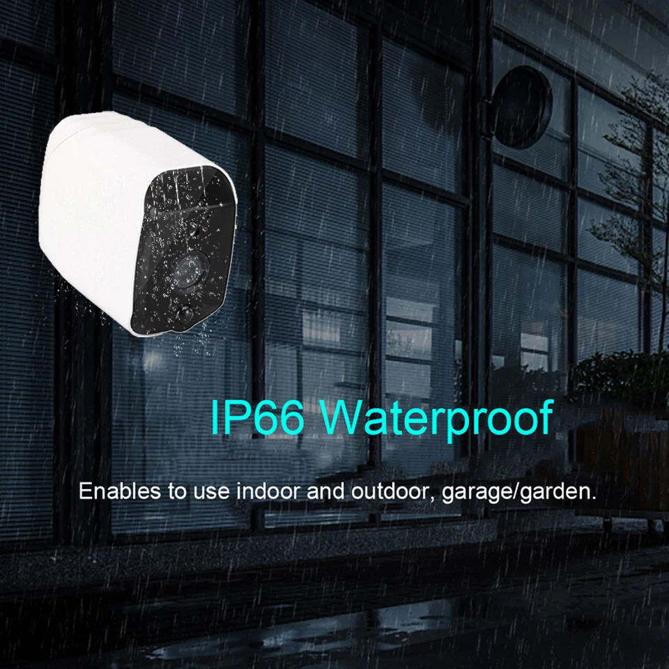 DAYTECH Батарея питание 1080 P Беспроводной IP Камера Wi-Fi 2MP HD Камеры видеонаблюдения Водонепроницаемый видеонаблюдения в помещении на открытом воздухе ИК запись аудио