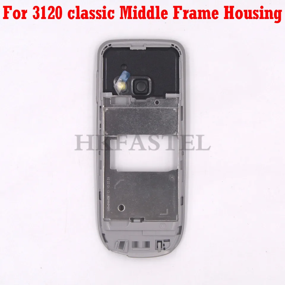 Новый корпус HKFASTEL для Nokia 3120c 3120 classic передняя рамка ЖК дисплея средняя крышка