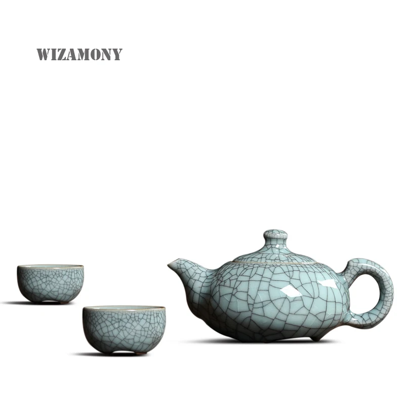 WIZAMONY новый набор из 3 предметов высококачественный китайский фарфоровый чайный