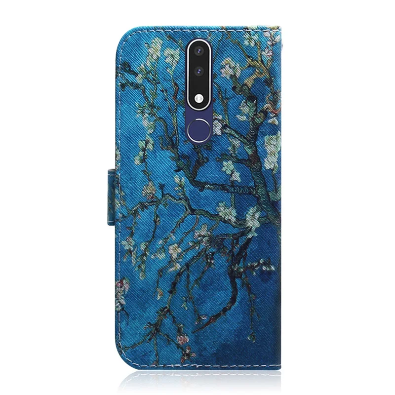 Чехол-бумажник из искусственной кожи для Nokia 3 1 Plus чехол-книжка смартфона чехол
