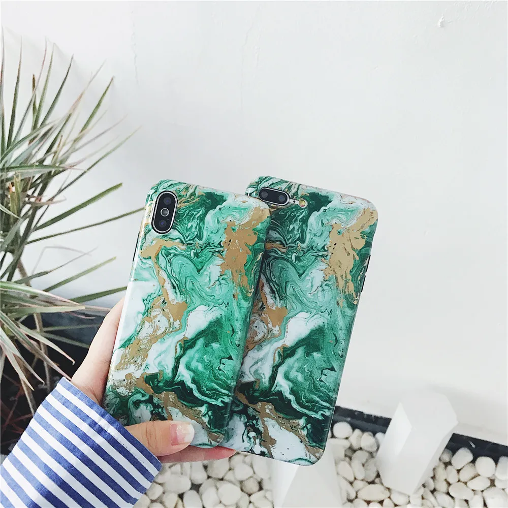Роскошные Мрамор силиконовый чехол для iPhone XS Max Винтаж текстуры красочные крутые