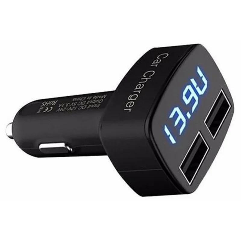 Розетка для автомобильного прикуривателя DC 12-24 В Универсальный 2 Переходник USB для зарядки в машине 4 в 1 для iPhone gps MP3 3.1A быстрое автомобильное зарядное устройство