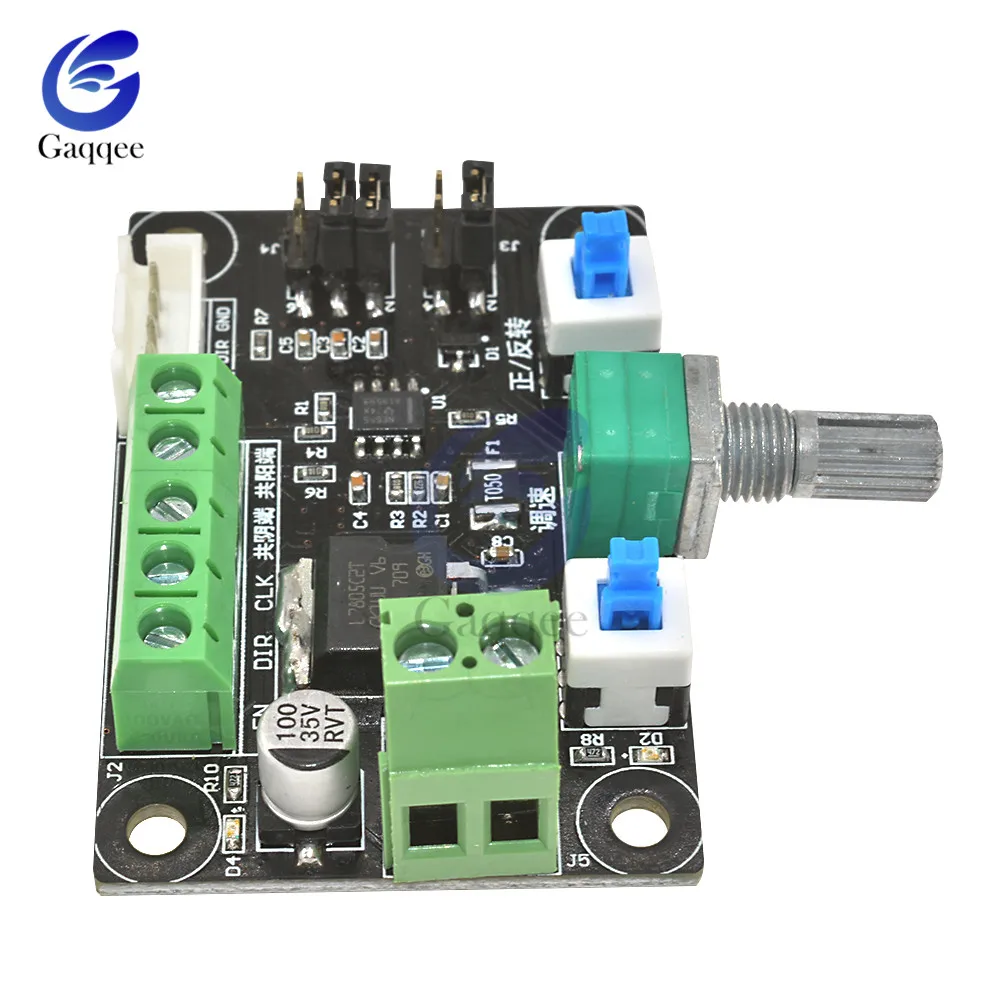 DC 12V 24V Генератор импульсных сигналов для шагового двигателя регулятор скорости