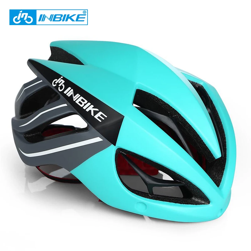 INBIKE мужской женский велосипедный шлем с очками цельно-формованные велосипедные