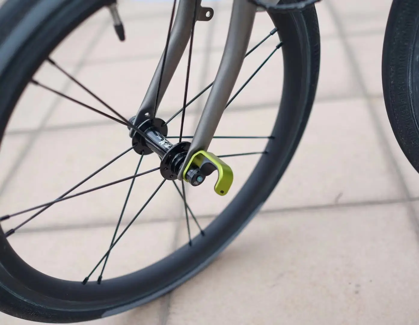 Складной велосипедный Крюк е-кольцо для велосипеда Brompton Складная передняя вилка часть 7 цветов