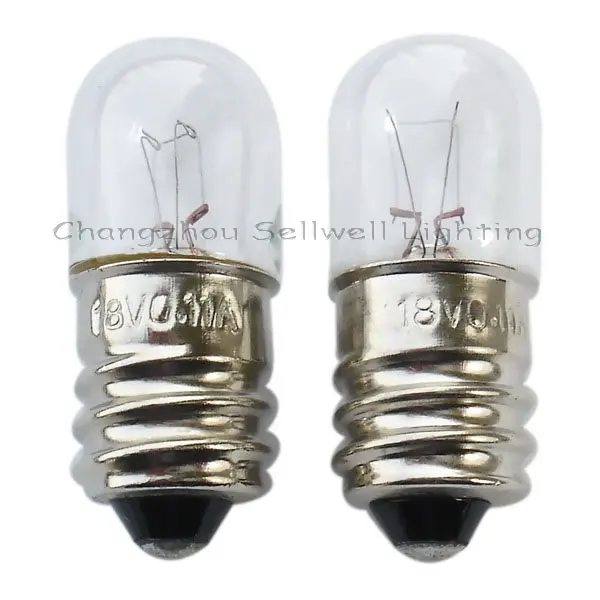 Миниатюрные лампы освещения E12 T13x33 18v 0.11a 10 шт A111|miniature lamp bulbs|miniature lampminiature light bulb |