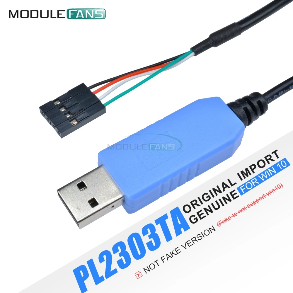 Оригинальный PL2303TA USB к TTL последовательный кабель СКАЧАТЬ консоль отладки