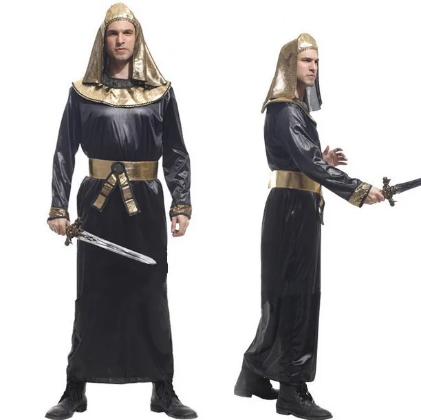 

Egyptian Pharaoh Adult Man's Carnival Halloween Costumes Men Fantasias Dresses Fantasy Fancy Party Dress Costume