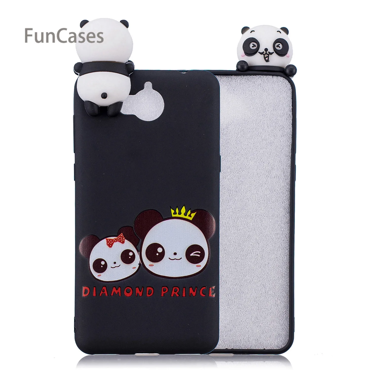 

lovely Owl Phone Case sFor Estojo Huawei Y5 2017 Soft Silicone Back Cover Cover Plain Phone Case For Huawei Ascend Y6 2017 Card