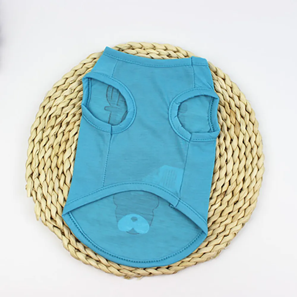 Летние и осенние жилеты для собак одежда полиэстер милый жилет костюм щенка