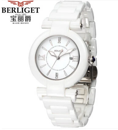 Часы наручные женские с сапфировым керамическим ремешком 50 м|watch 50m|watch womenwatch women