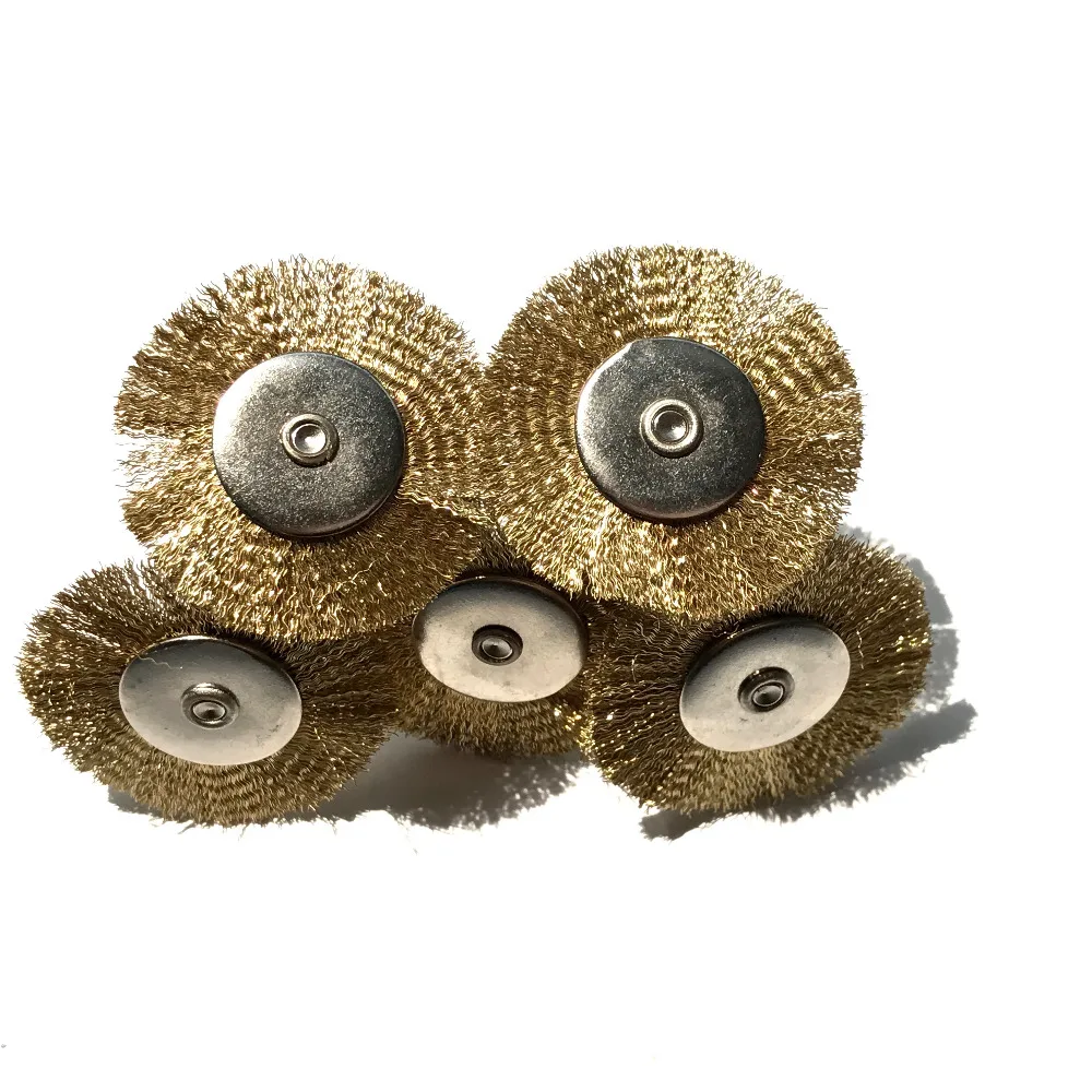 

Free Shipping Of 5PCS/Set 3*25mm Brass Wire T Type Brush For Brushing Derusting Polishing Wheel Grinding Head Flat Steel Wire