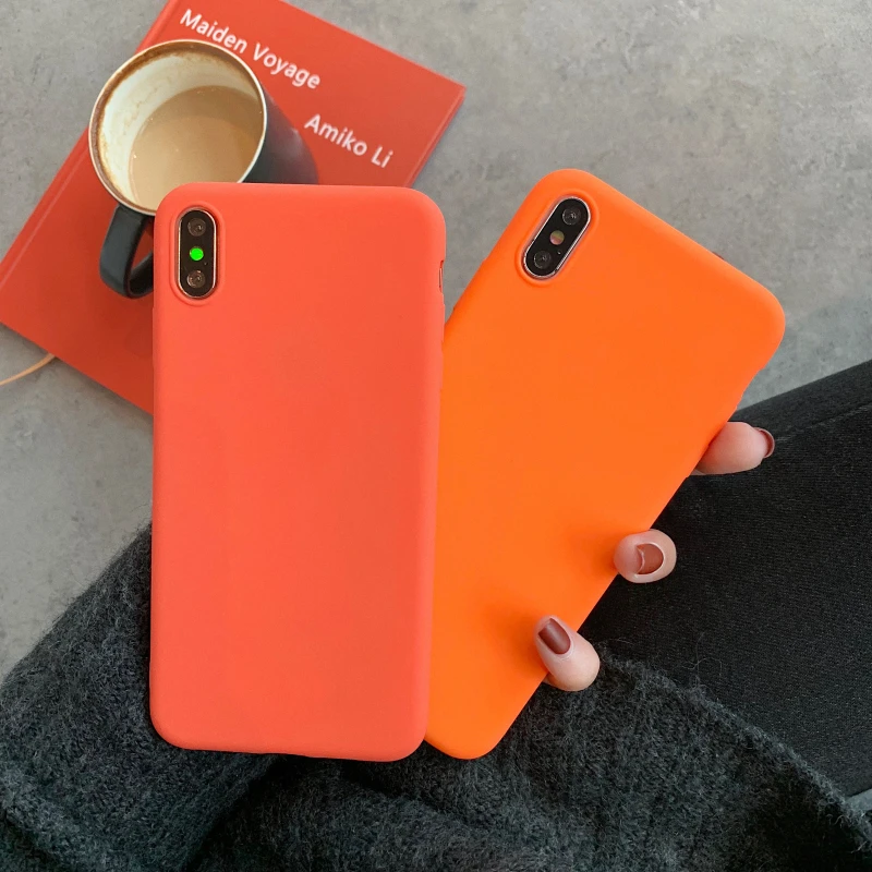 Милые яркие оранжевые Чехлы для huawei Nova 4 4e 3 3i 3e P30 P20 mate 10 20 Lite Pro Honor 8 8X 8A 10 V20 Lite MAX P Smart