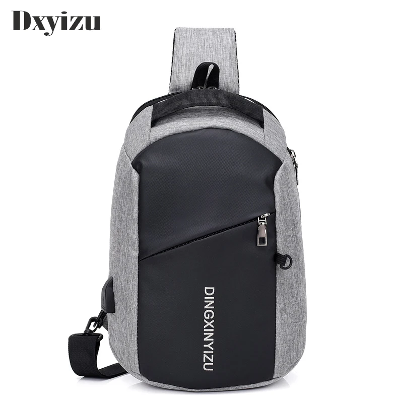 Мужская сумка-Кроссбоди с защитой от кражи модная водонепроницаемая сумка на