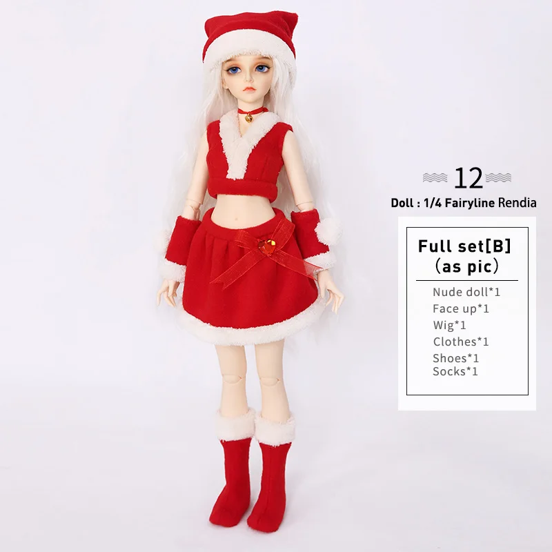 Rendia Fullset B Полный набор сказочных кукол Minifee Chloe Shushu Risse Rendia Rena FL BJD 1/4 милые модные Феи обнаженные игрушки - Цвет: Rendia Fullset B