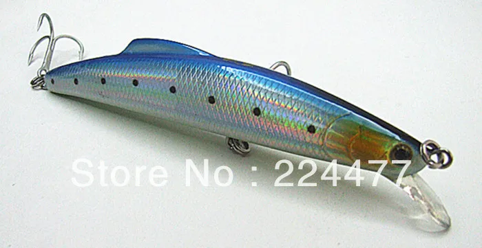 

14cm/30g Sinking Type Minnow Bait Fishing lure Fishing tackle Deep Swim Bait VMC Hook