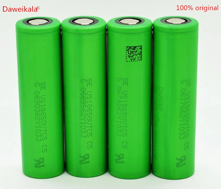 Novo для sony 18650 2600 MAH Da bateria 3,6 V 18650 bateria US18650 VTC5 Alta dreno de DESCARGA 30A