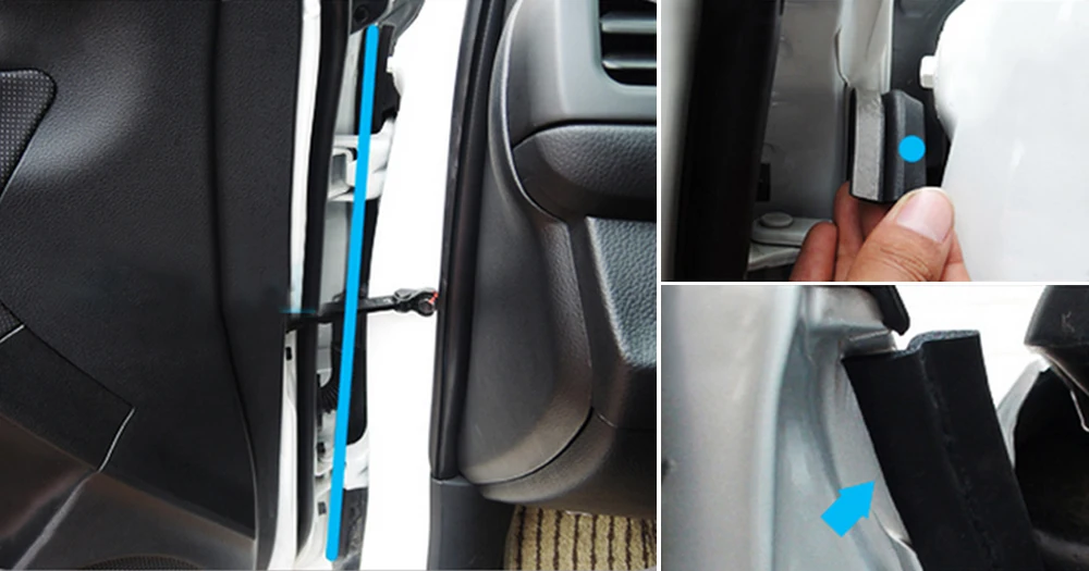 Автомобильное дверное резиновое уплотнение Z форма край обрезки для dacia lodgy chevrolet