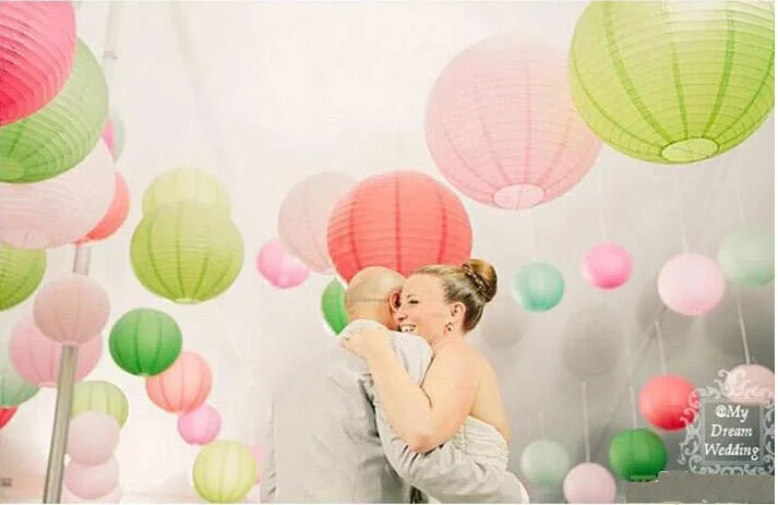 10pcs/lots (10cm-35cm) wedding decorations paper lantern Events party supplier baby shower Chinese ball | Дом и сад