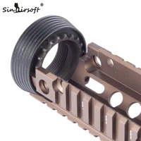 steel m4 delta ring set for m4m16 series airsoft aeg tactical drop in rail system handguard ot0423