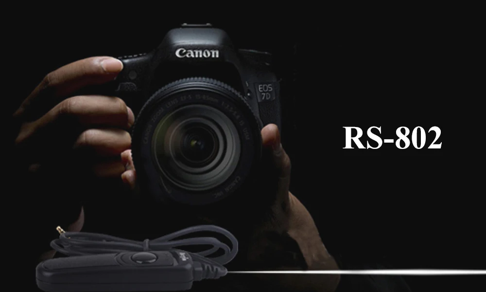 Спуск затвора Meyin RS 802 время выпуска дистанционный кабель для Canon Nikon Sony Pantex Samsung