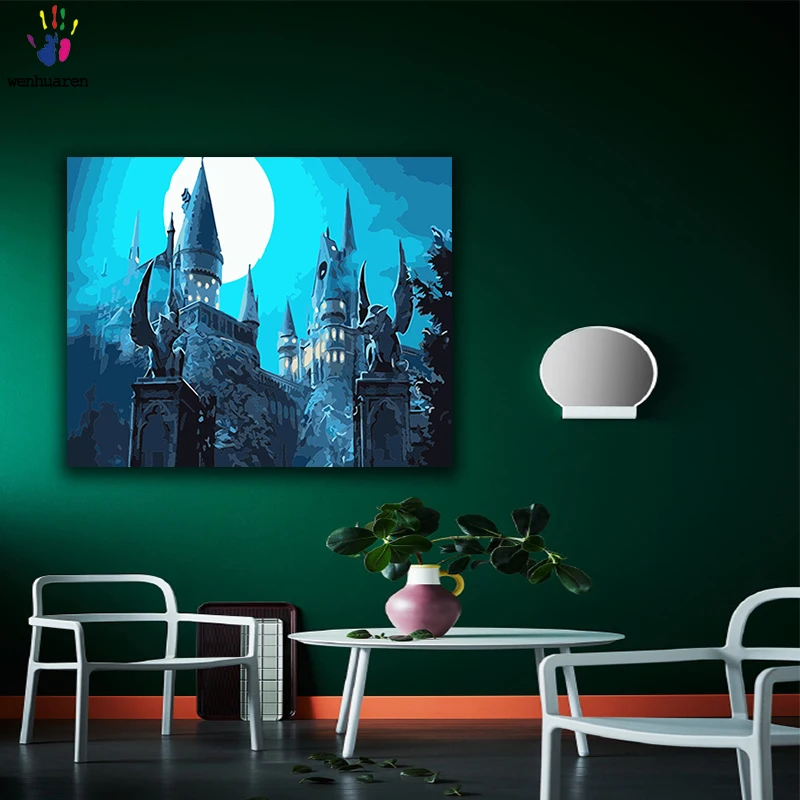 DIY картинки для раскраски по номерам с colorsCastle в виду рисунок живописи защелка Homee |