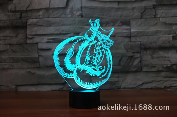 Персональный средний палец/Баскетбол/перчатки/бокс/волейбол/футбол LED ночник