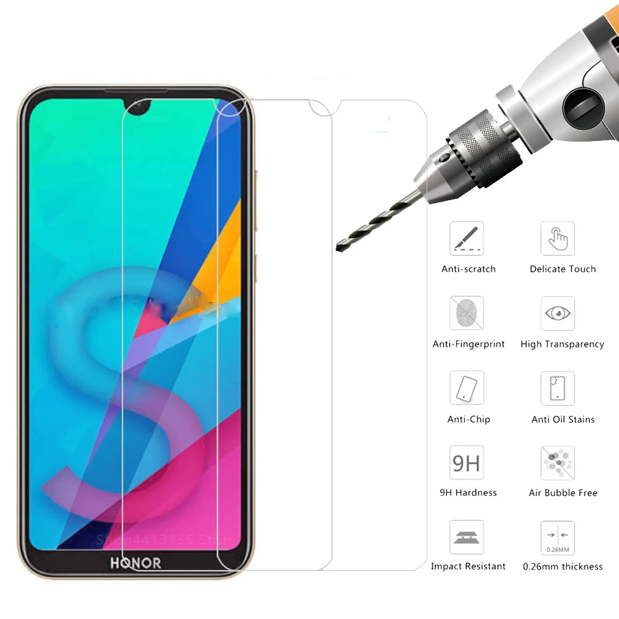 Закаленное стекло для huawei honor 8 s, Защитное стекло для honor 8 s huwei honor 8 s honor 8 s honer, Защитная пленка для экрана, защитная пленка