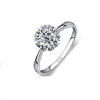 high quality 925 sterling silver jewelry classic engagement ring 4 size aaa cz crystal ring jewelry free shipping