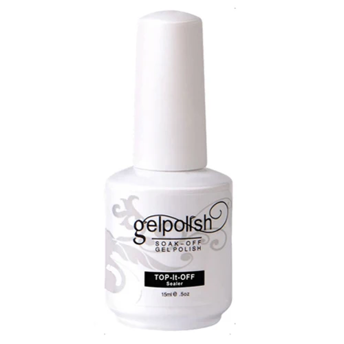 Top Coat 1 шт. 15 мл большая бутылка для геля лак для ногтей замачиваемый УФ светодиодный Гель-лак для ногтей маникюр Гель-лак праймер Полупостоянный дизайн ногтей - Цвет: Top Coat