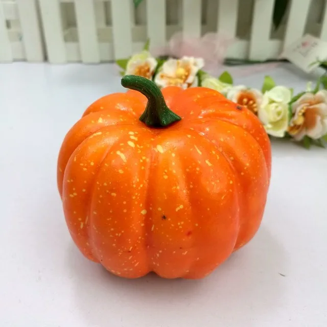 

Pumpkins Foam Pumpkin Fruit Vegetable Toys Model Simulation Food Kid Educational Children Play House Toy Hollowen Festival 2021