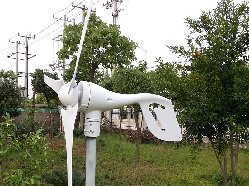 Горячая распродажа три лезвия 400 вт 24 в ветрогенератор для жилых помещений и