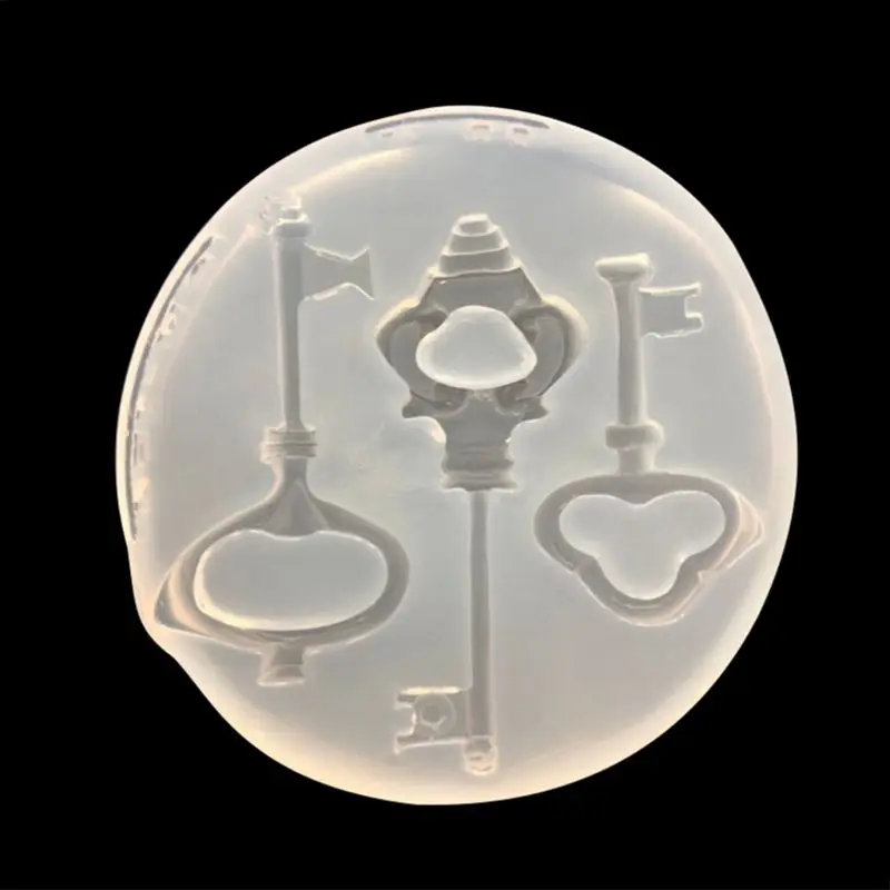 

Silicone Mold DIY Jewelry Making Keys Epoxy Resin Mirror Vintage Antique Key Decoration