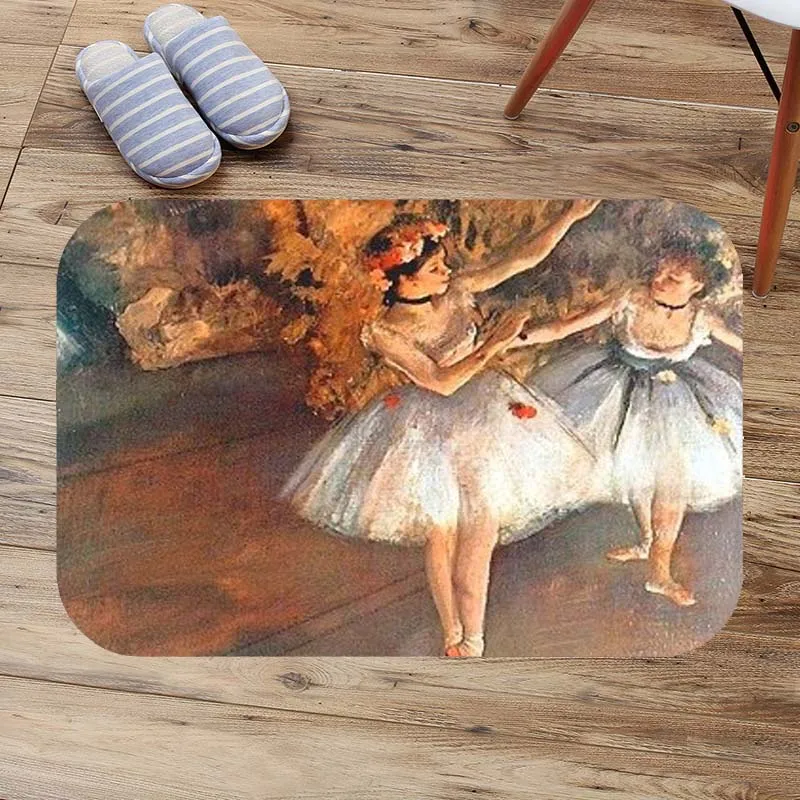 Эдгар Degas балетный эргономичный дверной коврик индивидуальный напольный для