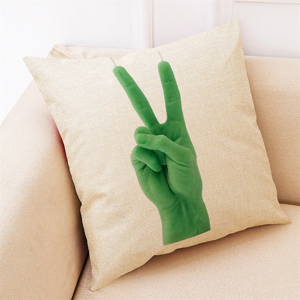 Модные украшения для дома Наволочки жестов наволочки покрытия подушек Housse de Coussin